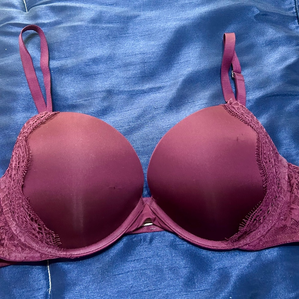 Victorias Secret Dream Angel Pushup Bra Purple 36C